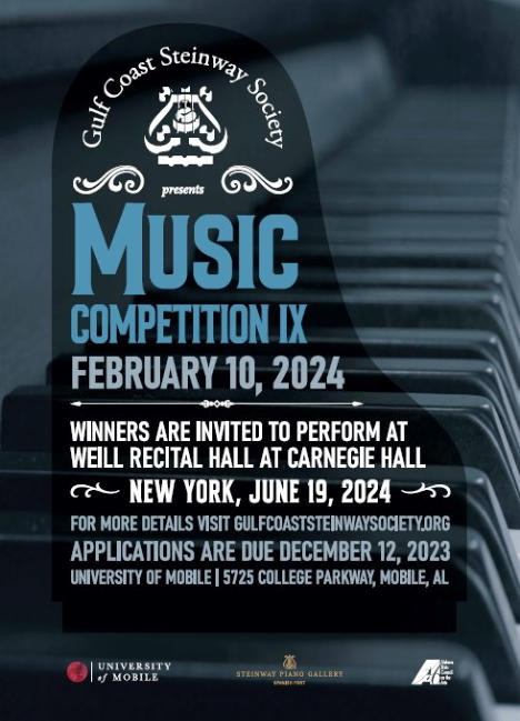 Gulf Coast Steinway Society Music Competition 2023